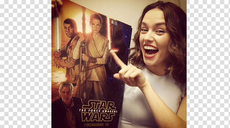 Daisy Ridley Star Wars: Episode VII,, The Force Awakens Rey Kylo Ren, star wars transparent background PNG clipart