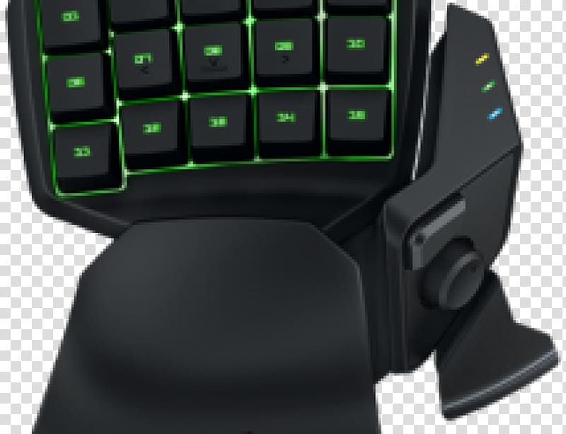 Computer keyboard Nostromo SpeedPad n52 Computer mouse Gaming keypad Razer Tartarus Chroma, Computer Mouse transparent background PNG clipart
