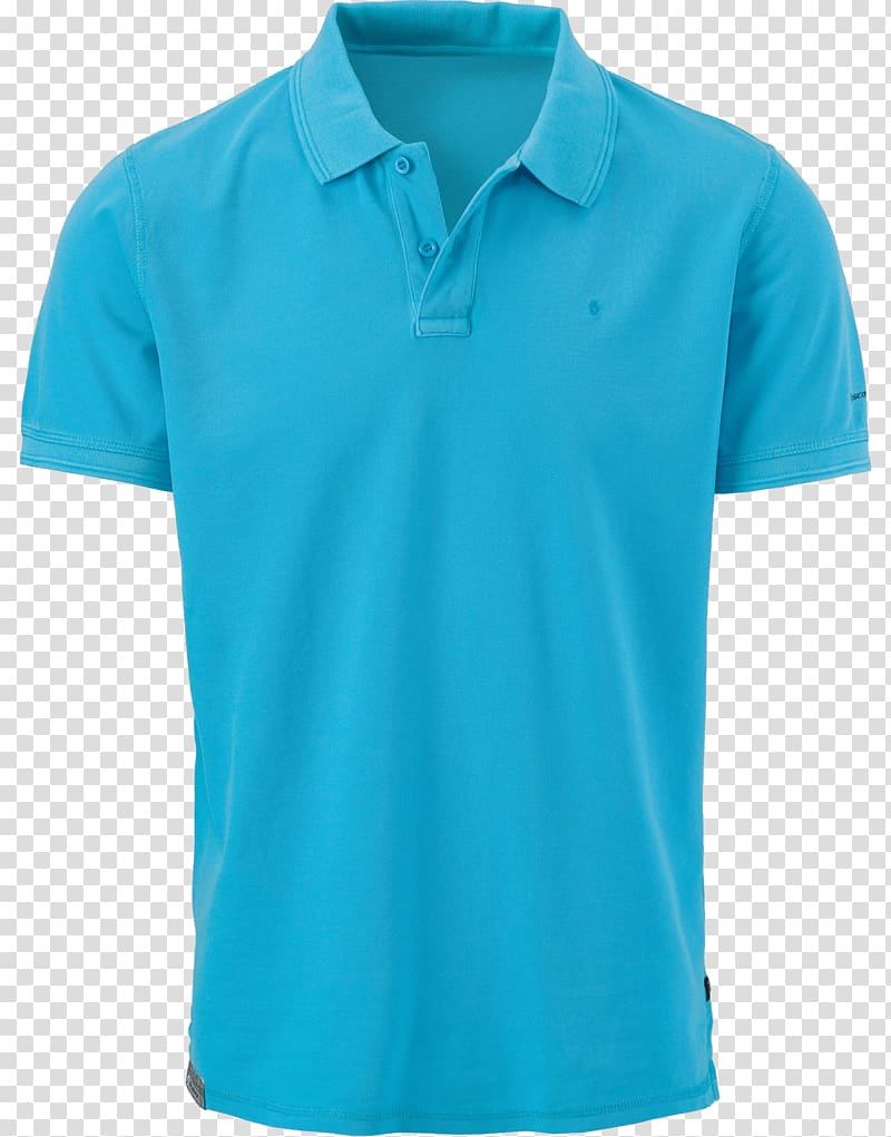 blue polo shirt art, T-shirt Polo shirt Sleeve, Polo Shirt transparent background PNG clipart