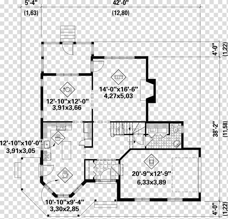 Floor plan Technical drawing, VICTORIAN HOUSE transparent background PNG clipart