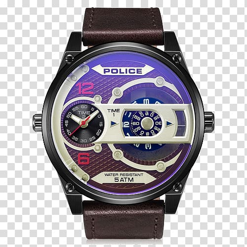Watch strap Police eBay, Police cool Men\'s quartz watch transparent background PNG clipart
