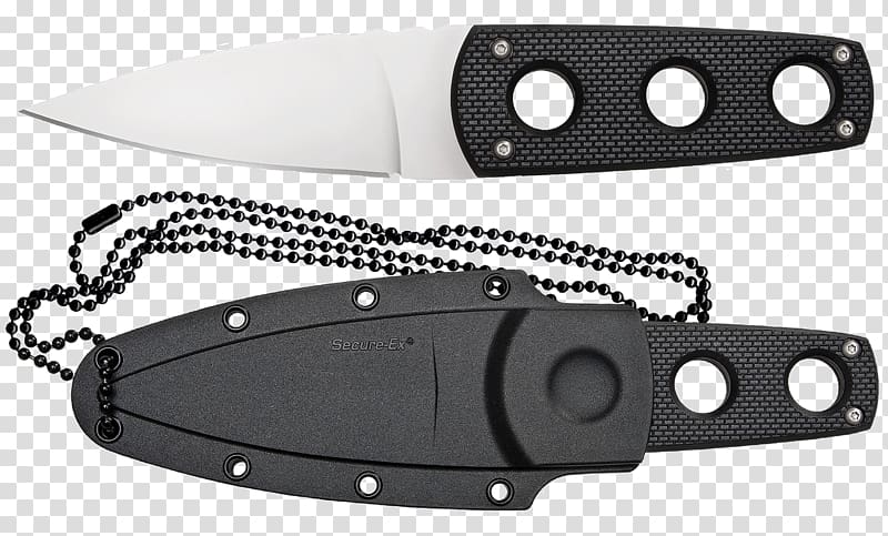 Neck knife Cold Steel Blade Dagger, knife transparent background PNG clipart