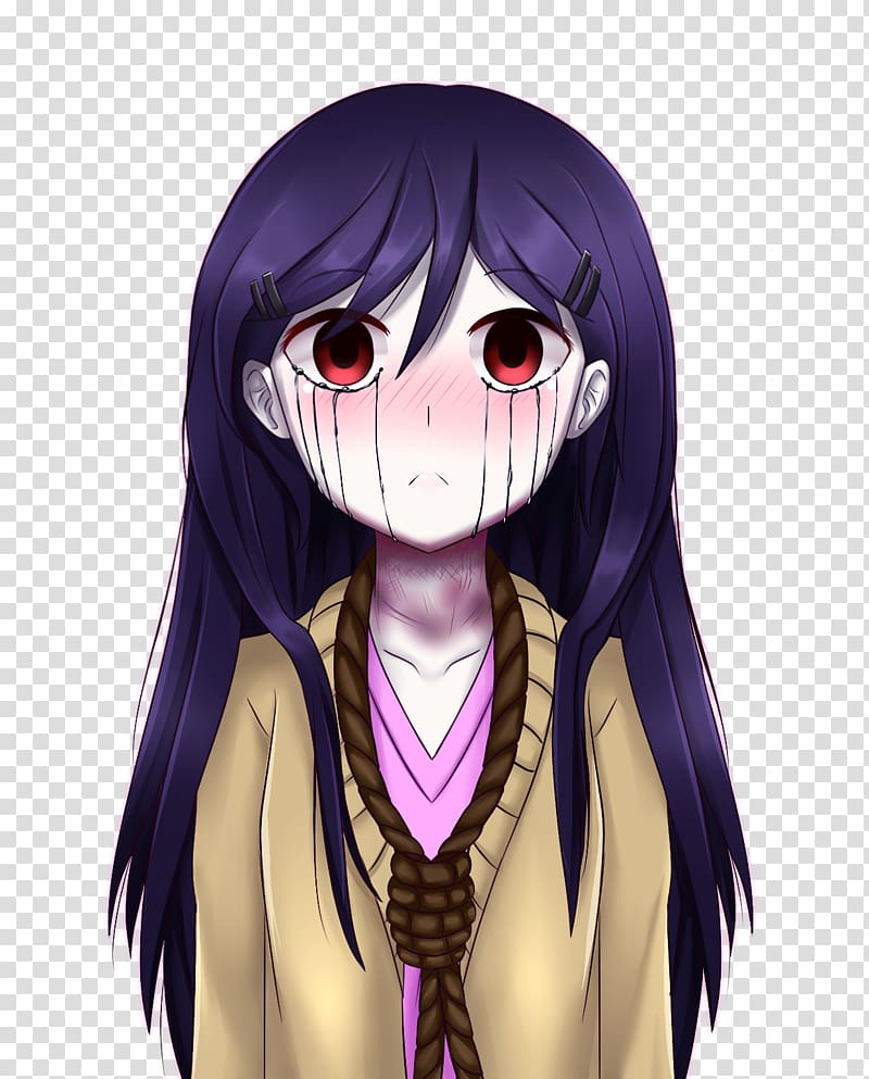 Eye Anime Girl Creepypasta Female, girl figure transparent background PNG clipart