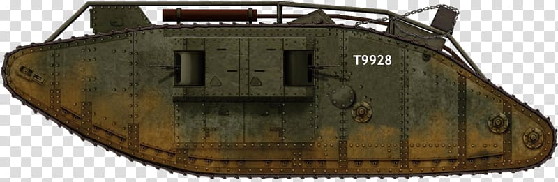 World War I Mark IV tank Mark V tank, ground slope percentage transparent background PNG clipart