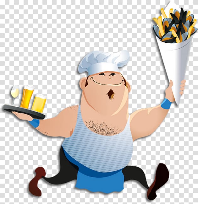 Moules-frites French fries Steak frites Drawing, beer transparent background PNG clipart