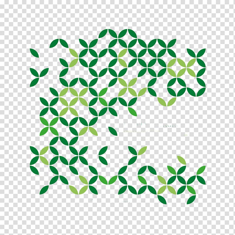 green leaf , Graphic design Illustration, Irregular shapes composed of simple green background transparent background PNG clipart