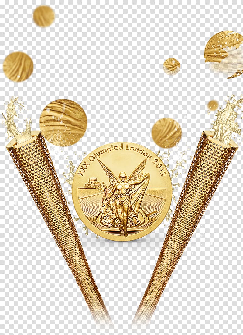 Gold medal Computer Icons , Gold pattern transparent background PNG clipart