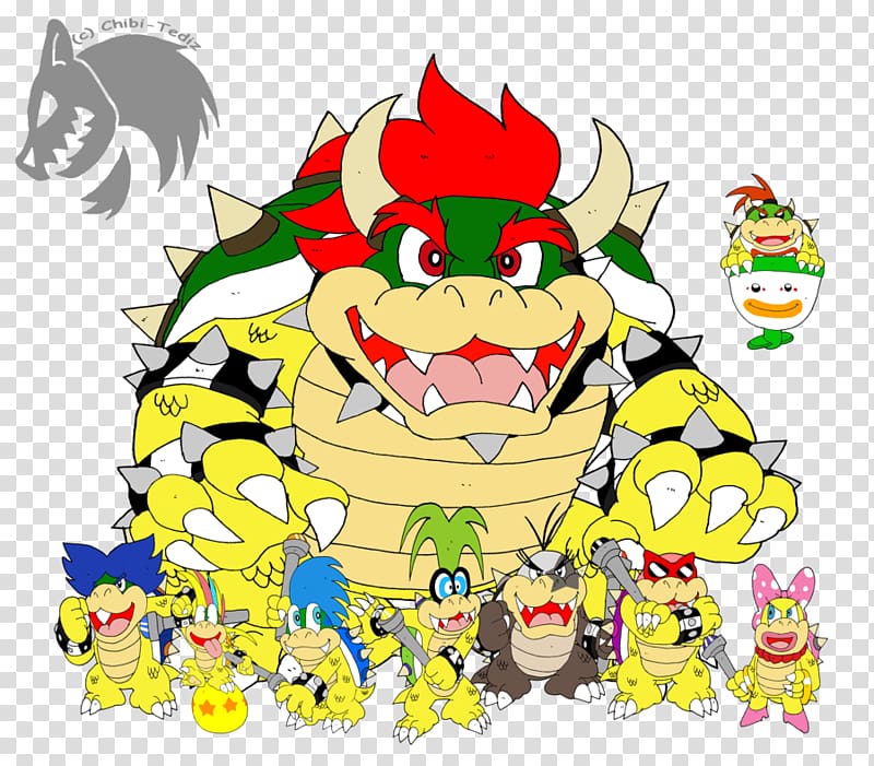 Bowser Jr. Mario Strikers Charged Koopalings, mario transparent background PNG clipart