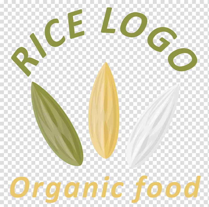 Rice Logo, Organic rice LOGO transparent background PNG clipart
