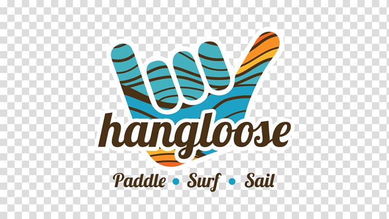Hangloose, Paddle, Surf \'n\' Sail Standup paddleboarding Shaka sign Windsurfing, start sailing transparent background PNG clipart