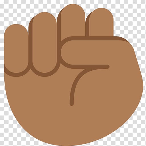 United States Raised fist Emoji Dark skin, united states transparent background PNG clipart