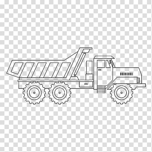 Car Drawing Truck Line art Silhouette, car transparent background PNG clipart