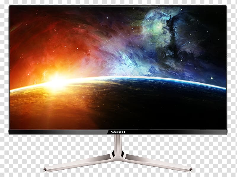 Computer Monitors IPS panel 1080p Monitor YZ2447 Yashi Pioneer S 24 Ips 1MS Yashi Pioneer S YZ2407, black five promotions transparent background PNG clipart