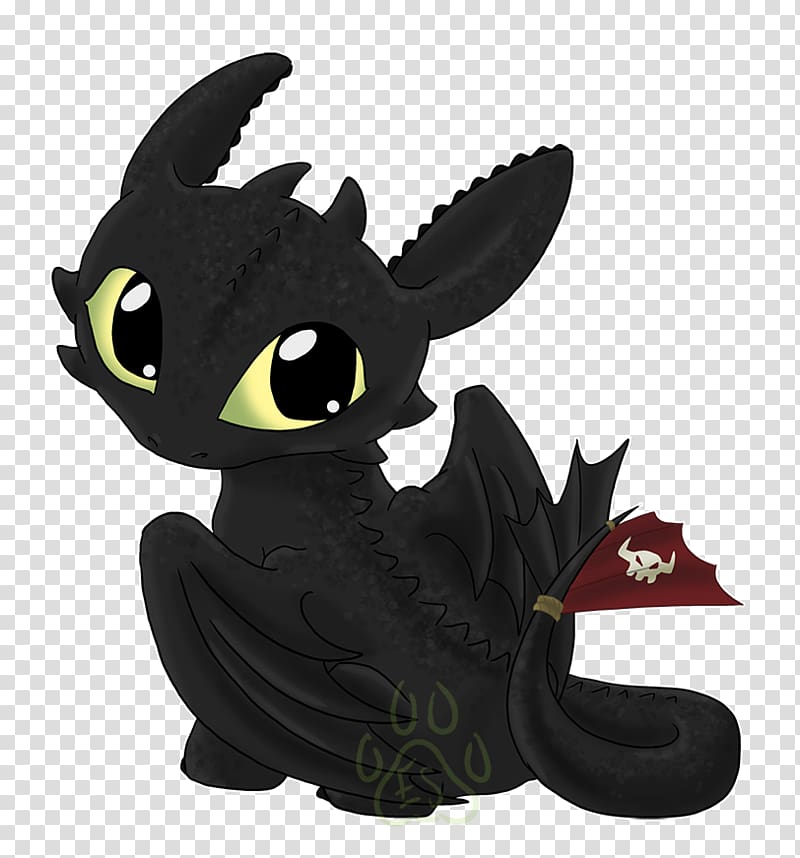 Toothless How to Train Your Dragon Chibi Drawing, toothless transparent background PNG clipart