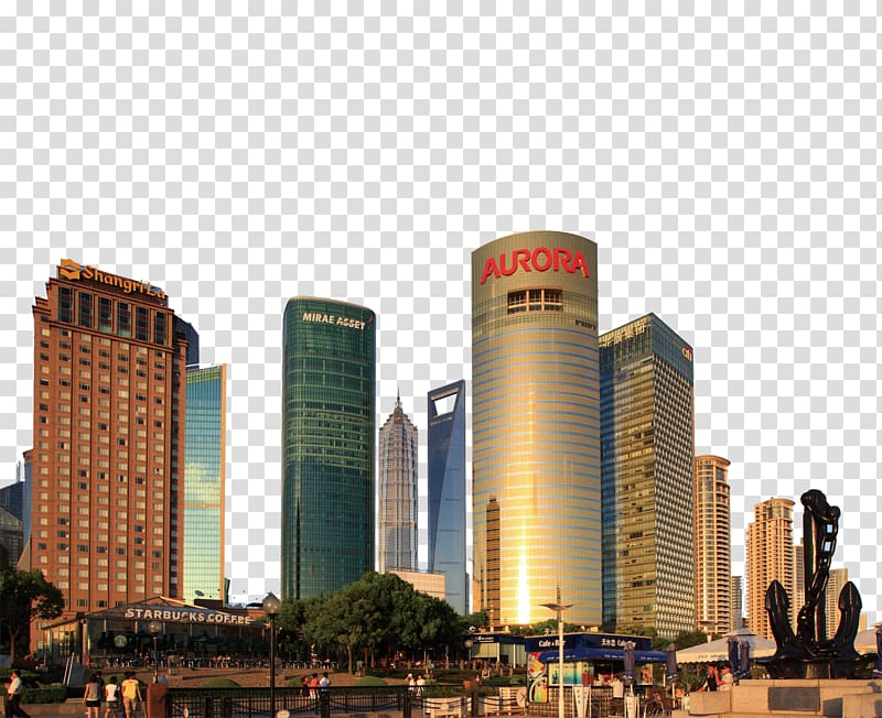 High-rise building, Modern City transparent background PNG clipart