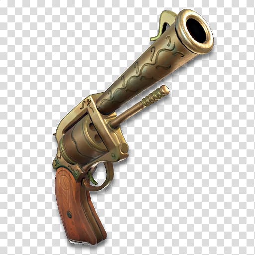 Fortnite Battle Royale Revolver Firearm Pistol, weapon transparent background PNG clipart