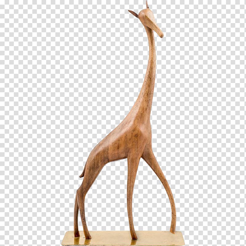 Giraffe Kunsthandel Kolhammer, kunsthammer.at Sculpture Art Deco Design, giraffe transparent background PNG clipart