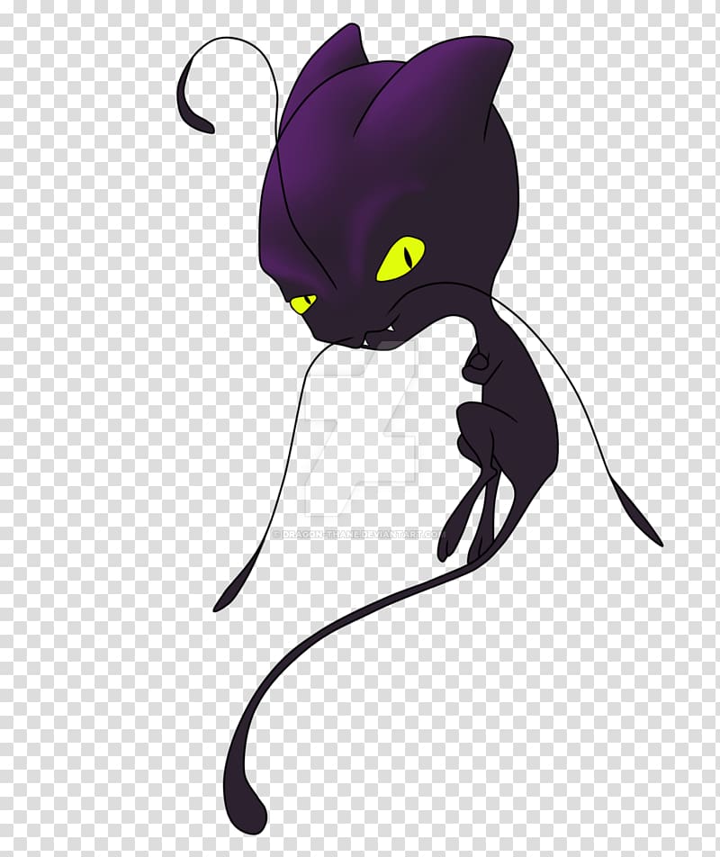 Whiskers Black cat Plagg Art, Cat transparent background PNG clipart