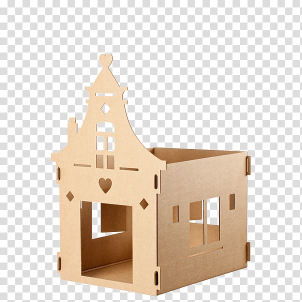 cardboard Paper Villa Cat Cottage, play house transparent background PNG clipart