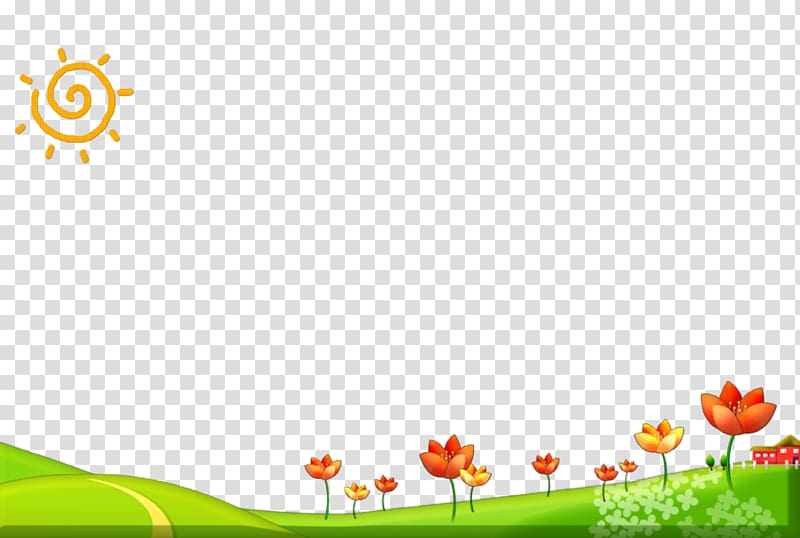 Computer graphics, Cartoon Field transparent background PNG clipart