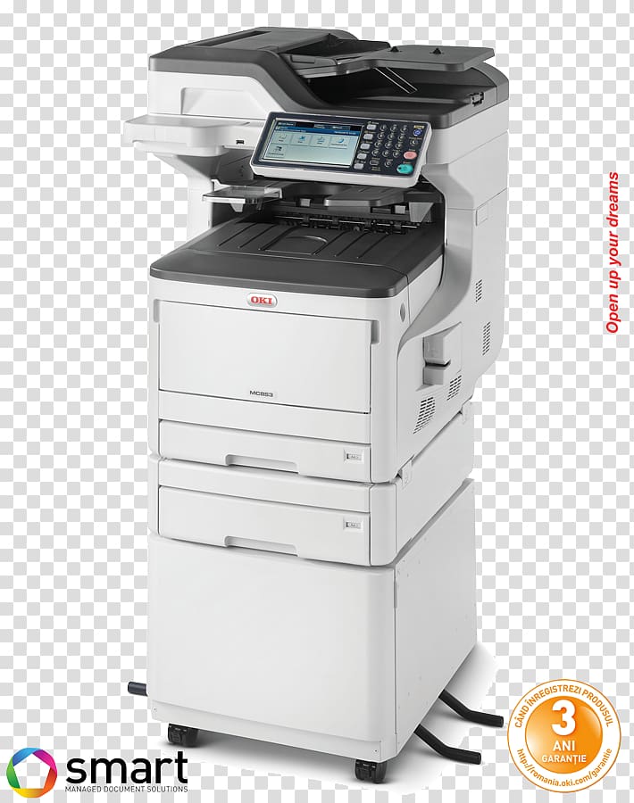 Multi-function printer Oki Electric Industry Oki Data Corporation copier, printer transparent background PNG clipart