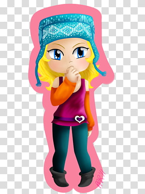 Figurine Pink M Character , doll transparent background PNG clipart thumbnail