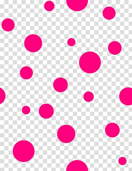Borders and Frames Open Polka dot, bordes fucsia transparent background PNG clipart