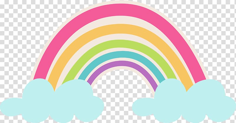 rainbow illustration, Rainbow Cloud Arc, arco-iris transparent background PNG clipart