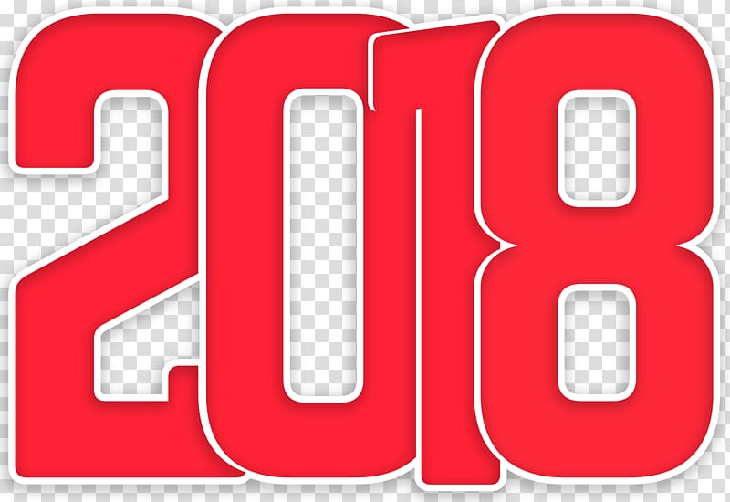 2018 , , 2018 Red transparent background PNG clipart