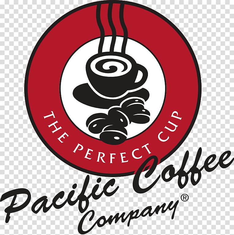 Pacific Coffee Company Cafe Latte Espresso, coffee logo transparent background PNG clipart