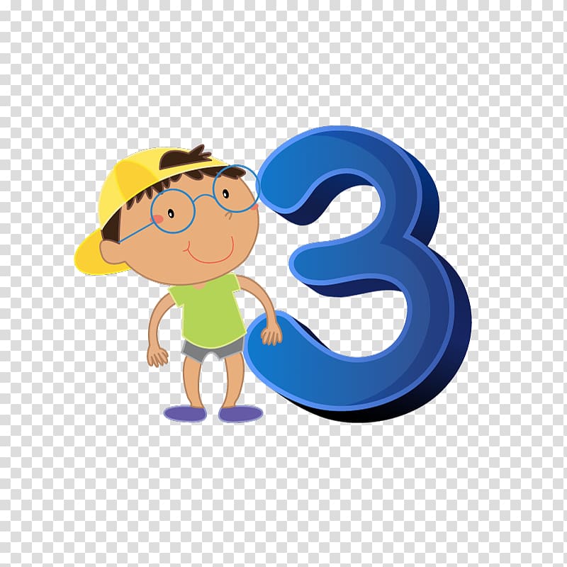 Number Numerical digit , Cartoon numbers and kids transparent background PNG clipart