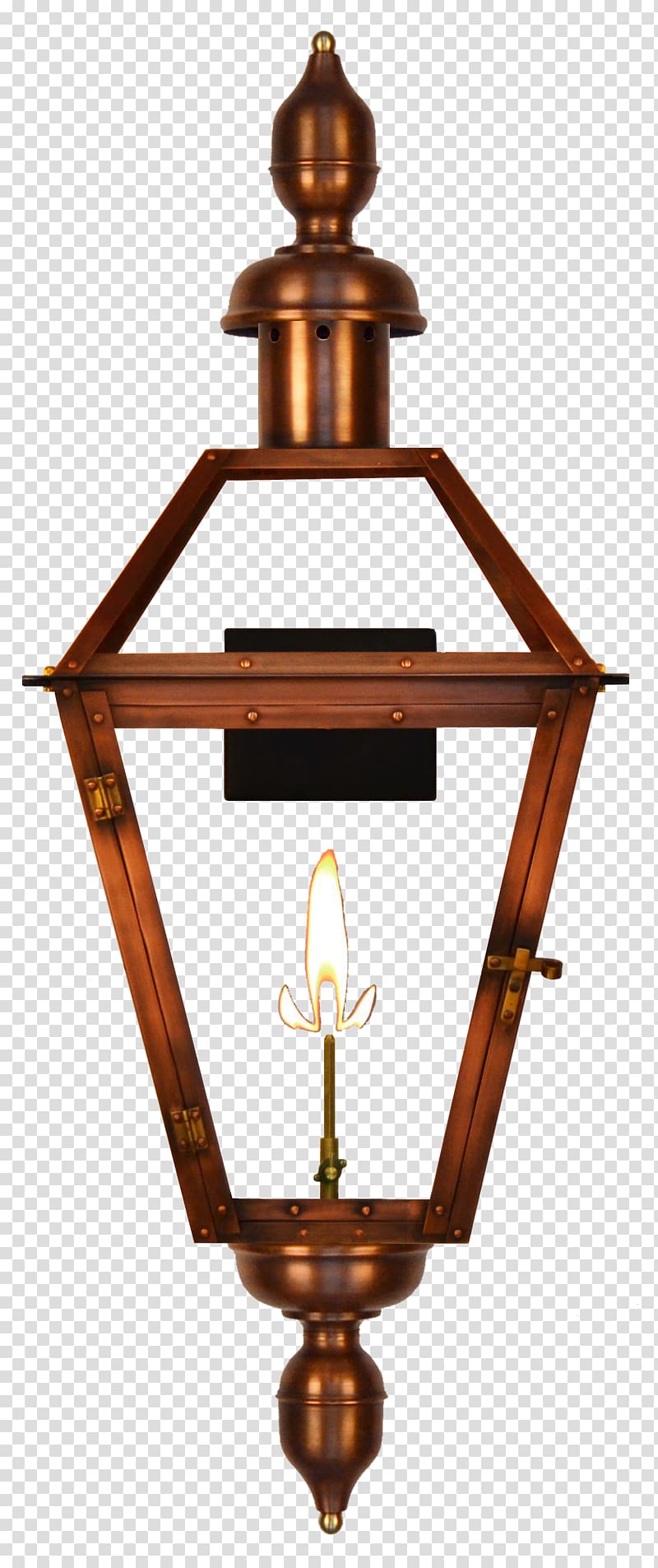 Gas lighting Coppersmith Lantern Natural gas, street lamp transparent background PNG clipart