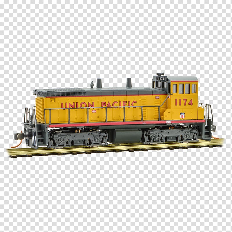 Train Rail transport Railroad car Locomotive EMD SW1500, train transparent background PNG clipart