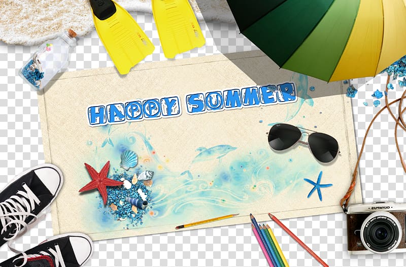 Poster Summer Beach , Summer Beach Posters transparent background PNG clipart