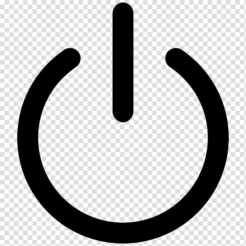 Power symbol Computer Icons , symbol transparent background PNG clipart