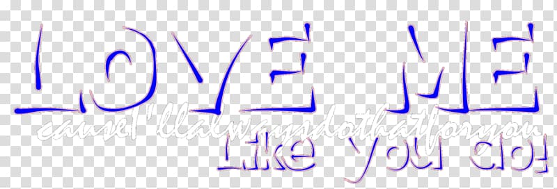 Handwriting Logo Brand Line Font, Love Me Like You Do transparent background PNG clipart