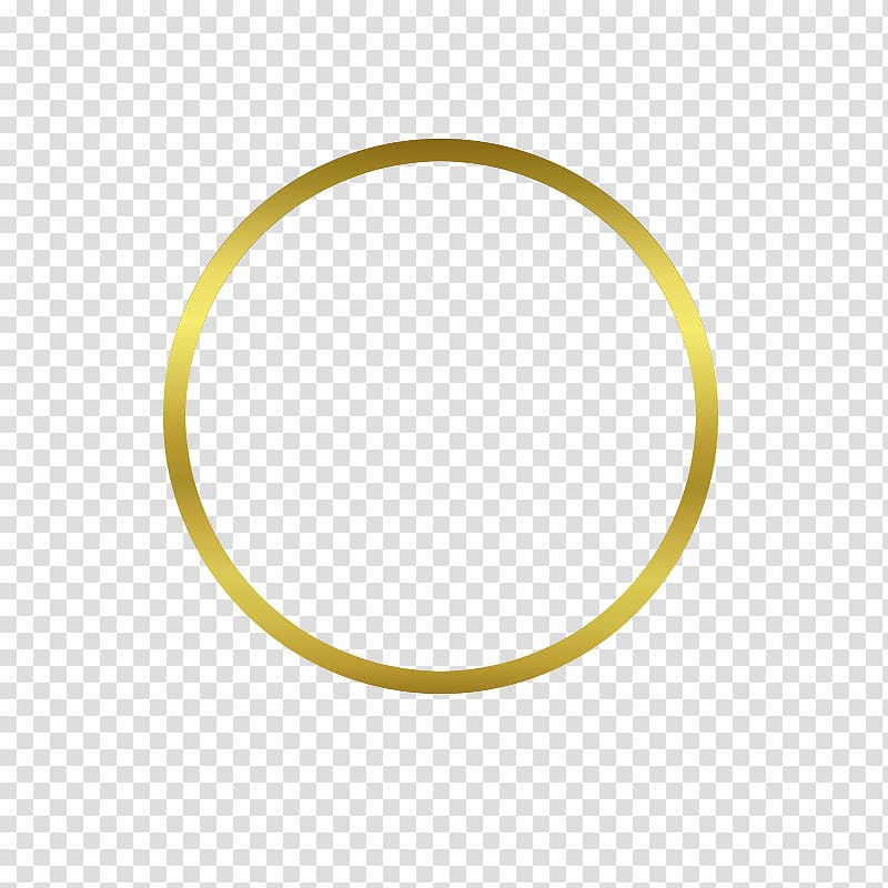 brown hoop illustration, Circle Crescent Symbol Oval Angle, gold circle transparent background PNG clipart