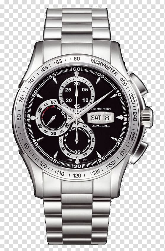 Hamilton Watch Company Chronograph Watch strap, watch transparent background PNG clipart