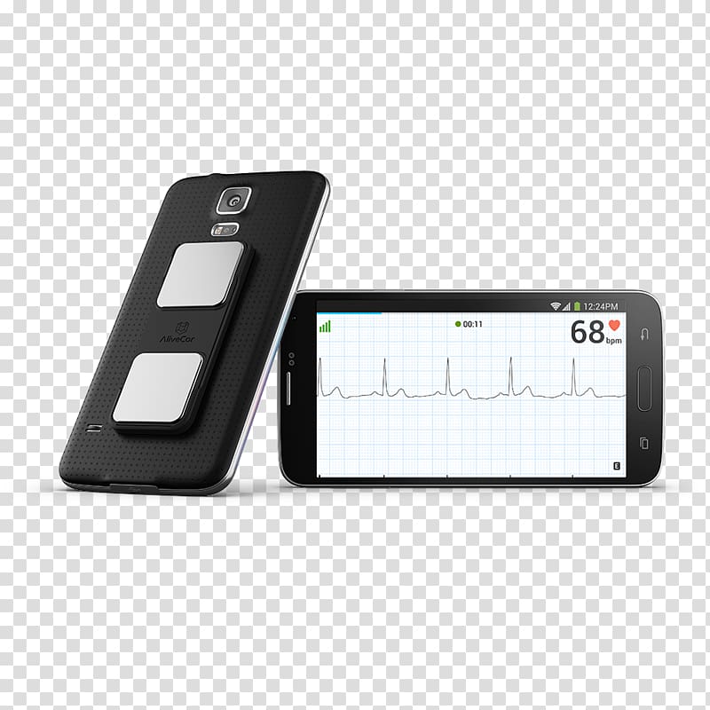 Alivecor OMRON Kardia Mobile EKG iPhone Smartphone, Ecg Monitor transparent background PNG clipart