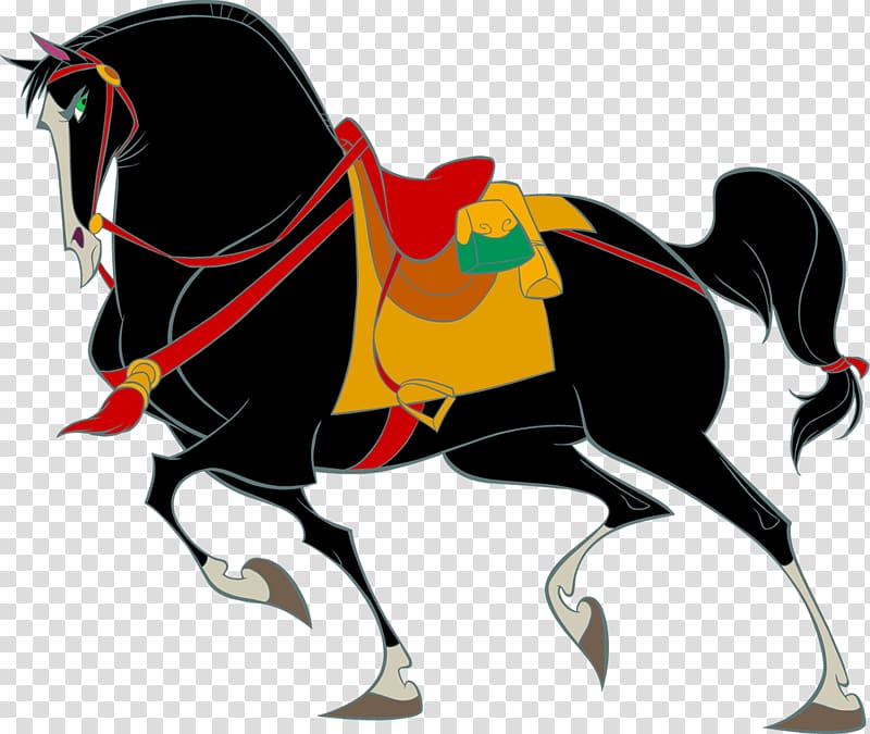 Fa Mulan Li Shang Horse Cri-Kee Mushu, mulan transparent background PNG clipart
