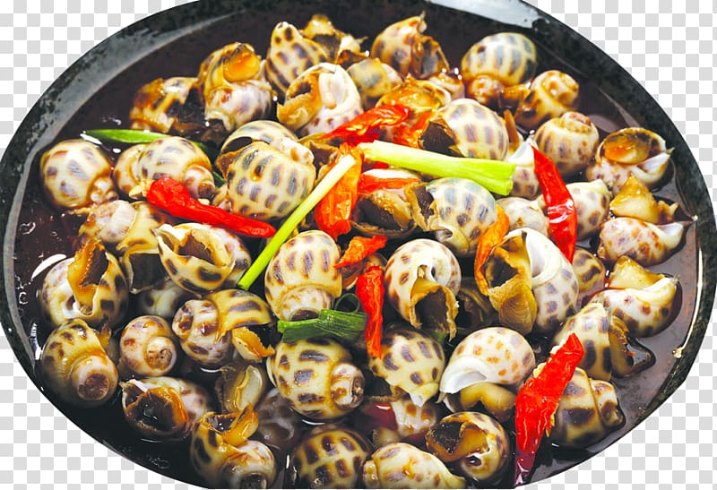 Capsicum annuum Asian cuisine Vegetarian cuisine Stir frying, Red pepper fried snails transparent background PNG clipart