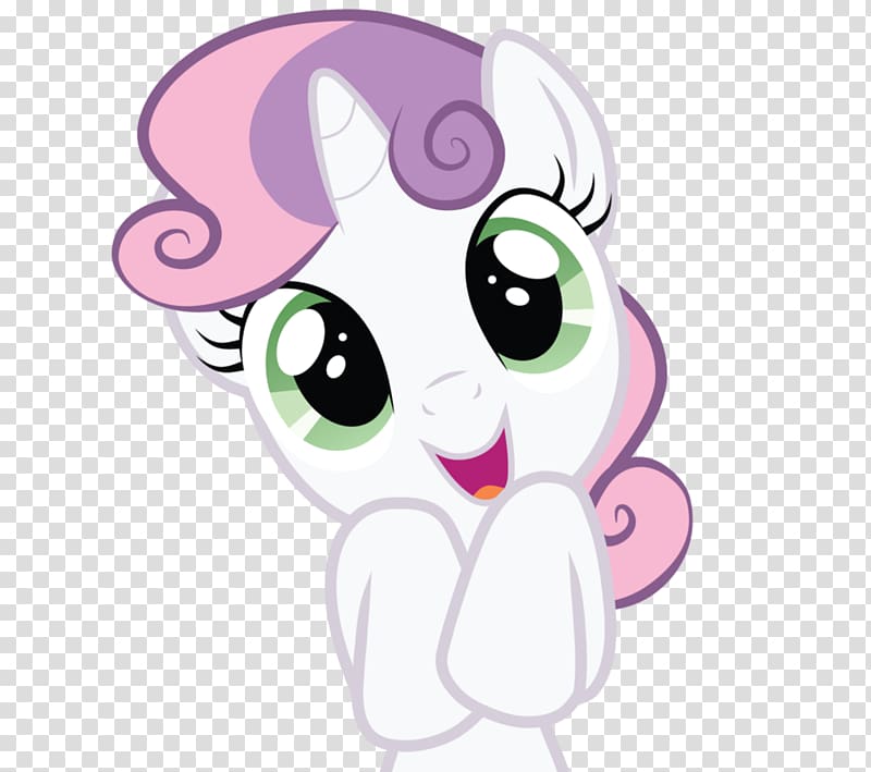 My Little Pony unicorn art, Sweetie Belle Rarity Pinkie Pie Rainbow Dash Pony, My little pony transparent background PNG clipart