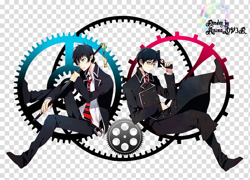 Rin Okumura Yukio Okumura Blue Exorcist Anime, Anime transparent background PNG clipart