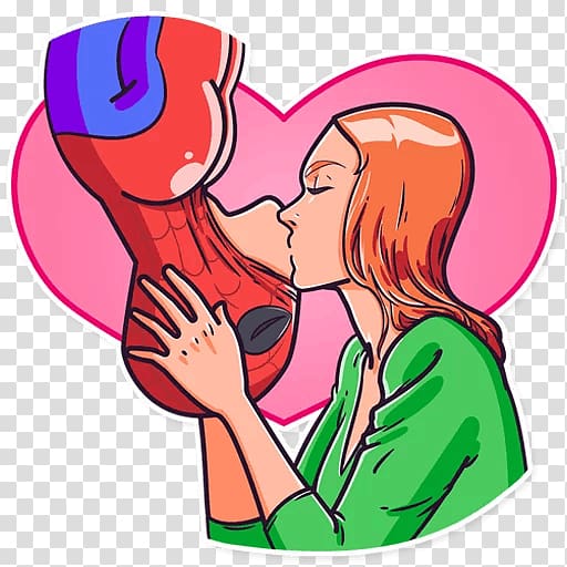 Sticker Kiss Love Meme, kiss transparent background PNG clipart