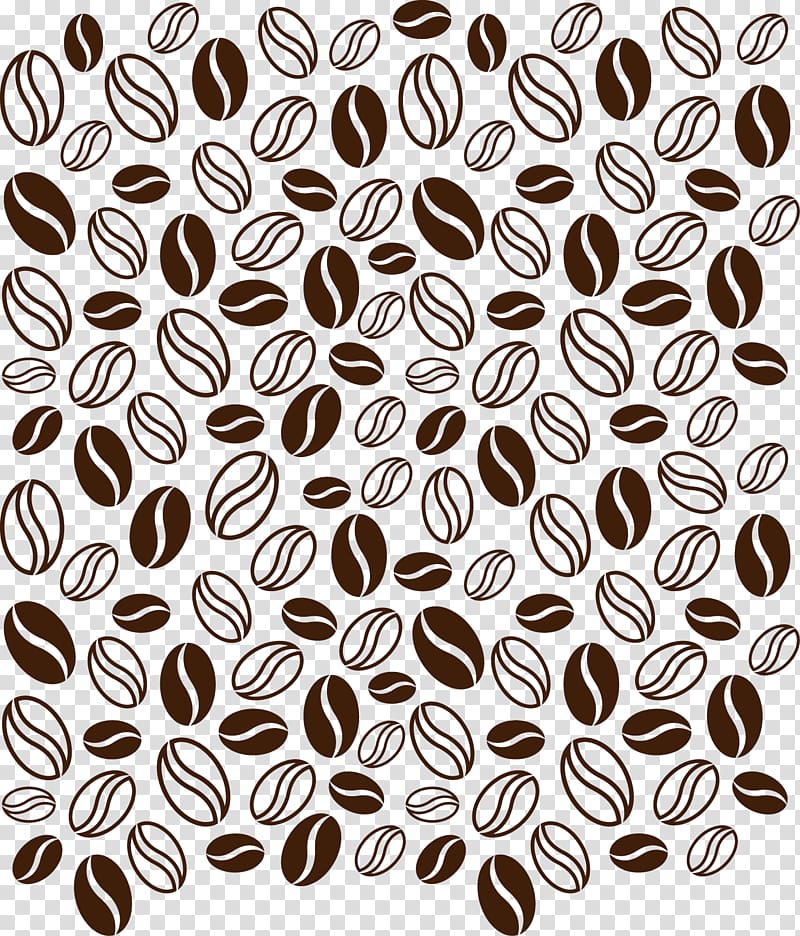 coffee bean print, Coffee bean Cafe, coffee beans shading transparent background PNG clipart
