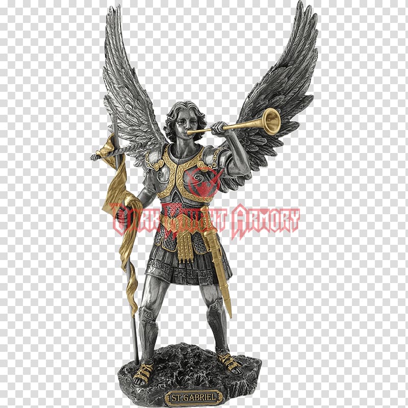 Gabriel Statue Michael Archangel, angel transparent background PNG clipart