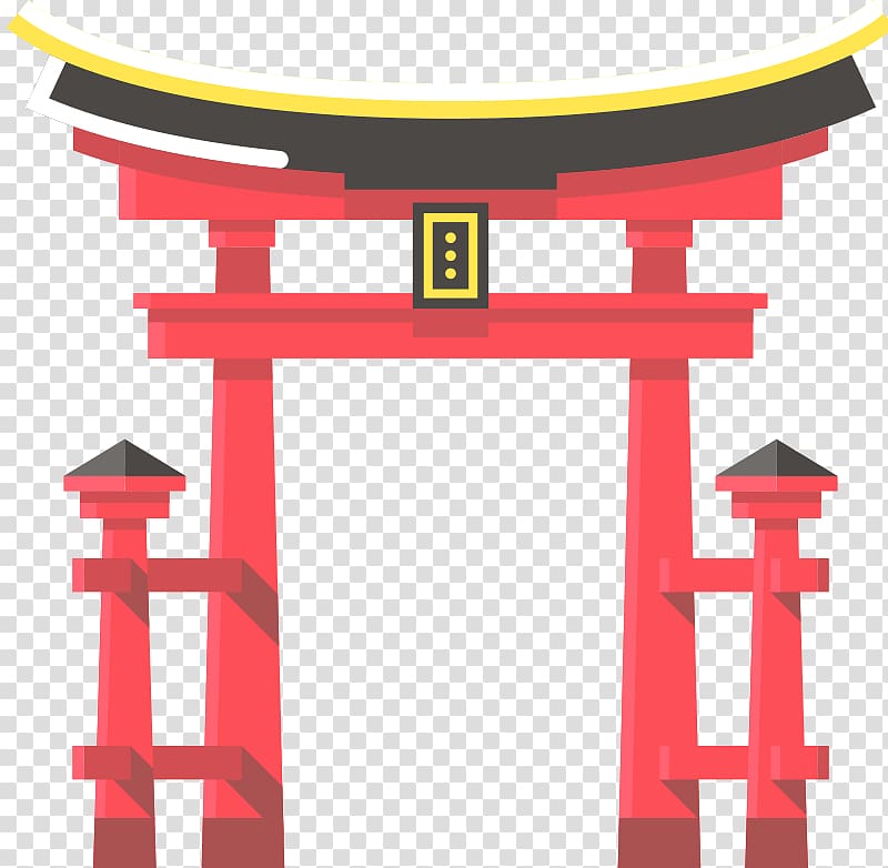 Torii Shinto shrine , Japan gate transparent background PNG clipart