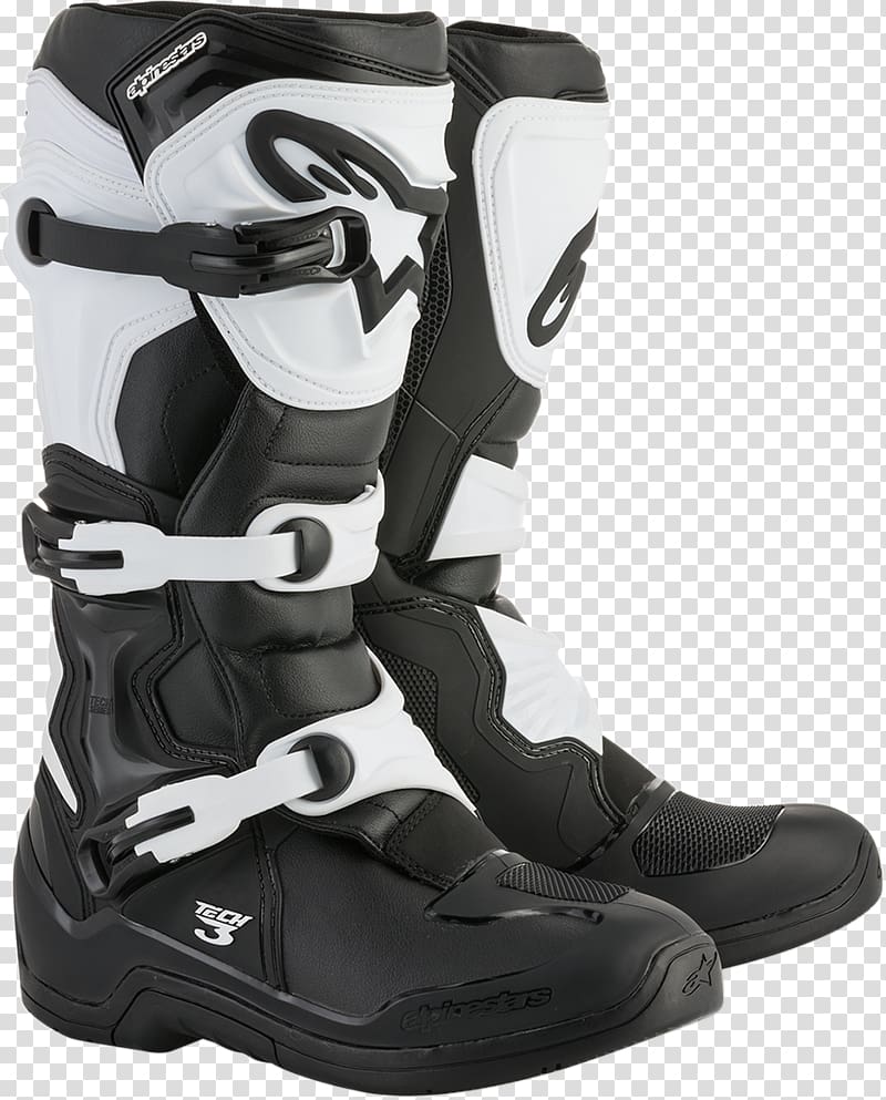 Alpinestars Tech 3 Motorcycle Motocross Enduro, riding boots transparent background PNG clipart