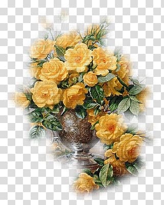 Painting Art Vase Floral design Printing, painting transparent background PNG clipart