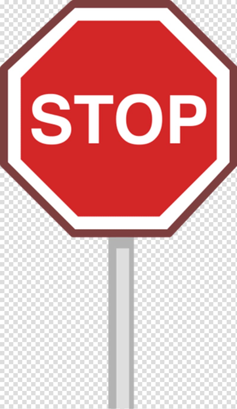 Sign stop transparent background PNG clipart